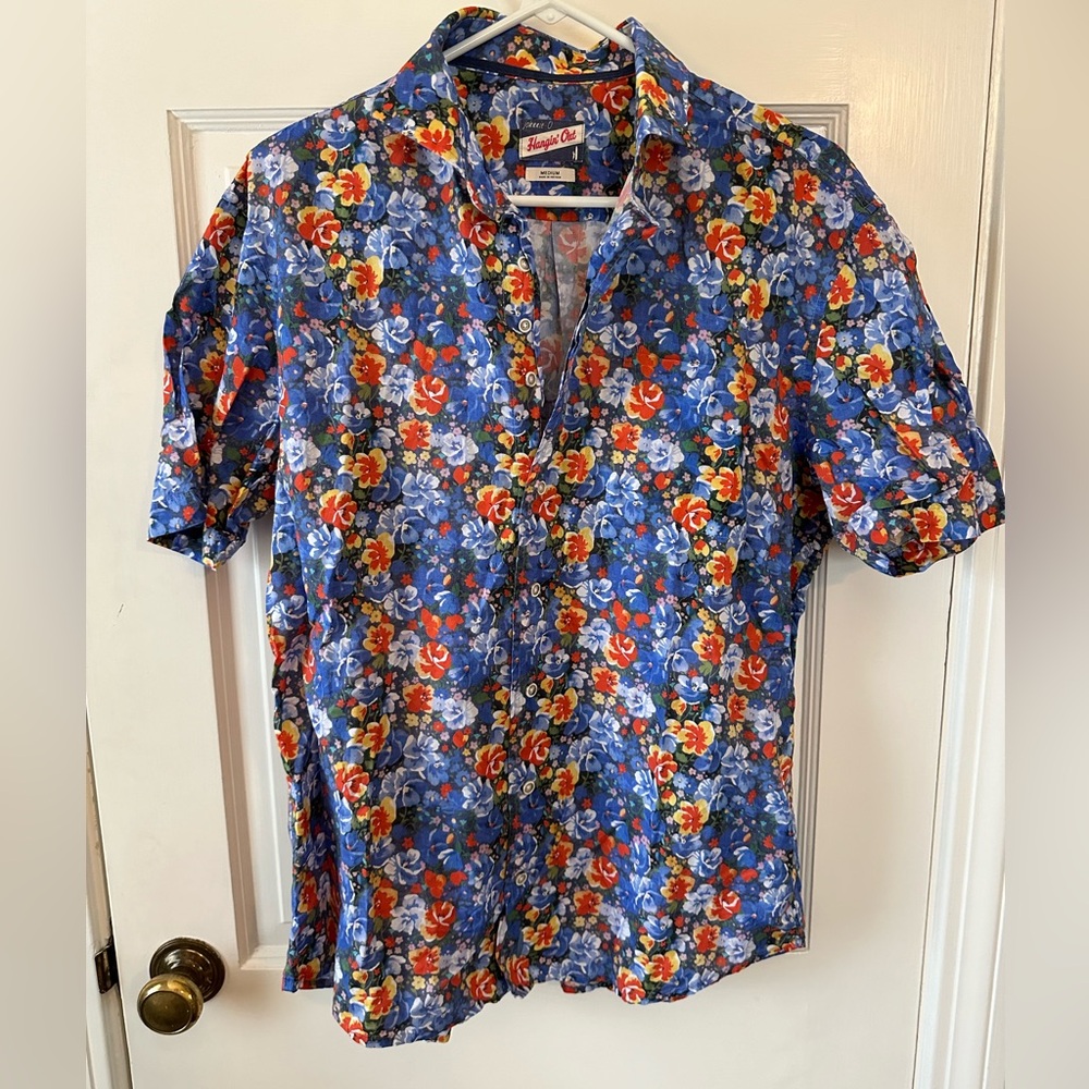 Johnnie-O Floral Button-down Shirt